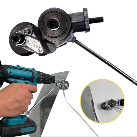 sheet metal cutting attachment for drill|best metal shear drill attachment.